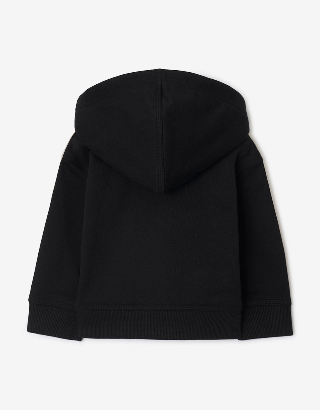 Baby Boys Clyde Check Tape Zip Up Top in Black