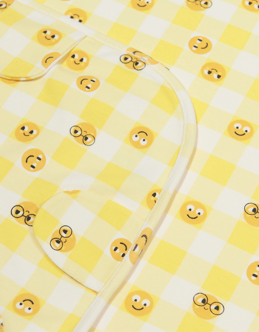 Baby Tiddlywink Hooded Blanket With Hood in Yellow
