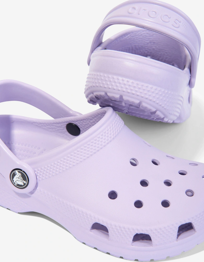 Girls Classic Clog in Purple