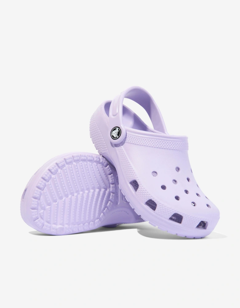 Girls Classic Clog in Purple