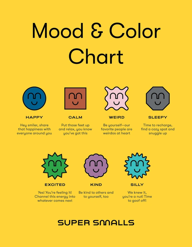 Girls Me Time Double Mood Rings in Multicolour