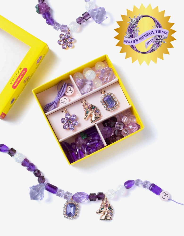 Girls Make it Purple Mini Bead Kit in Purple