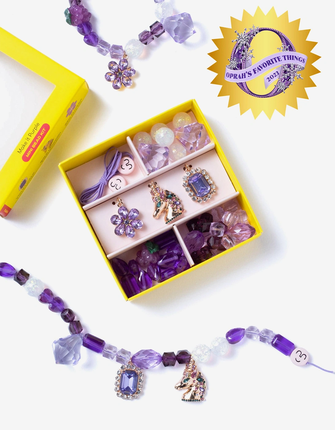 Girls Make it Purple Mini Bead Kit in Purple