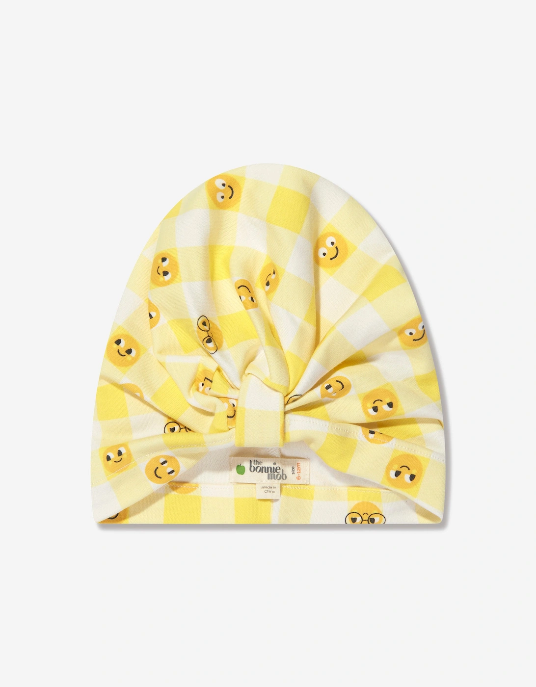 Baby Girls Tiddlywink Turban Hat in Yellow, 6 of 5
