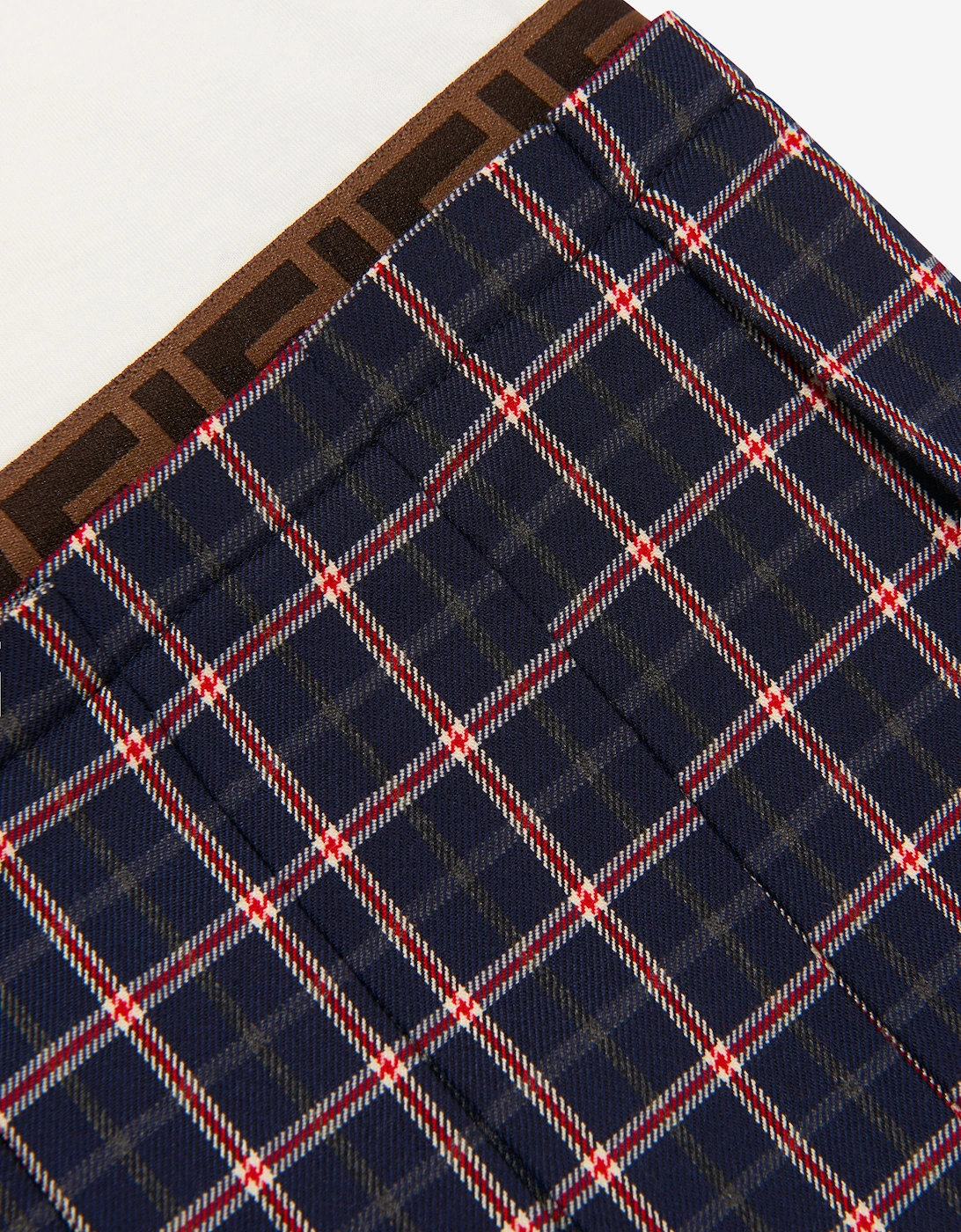 Girls 2 In 1 Tartan Skirt Dress