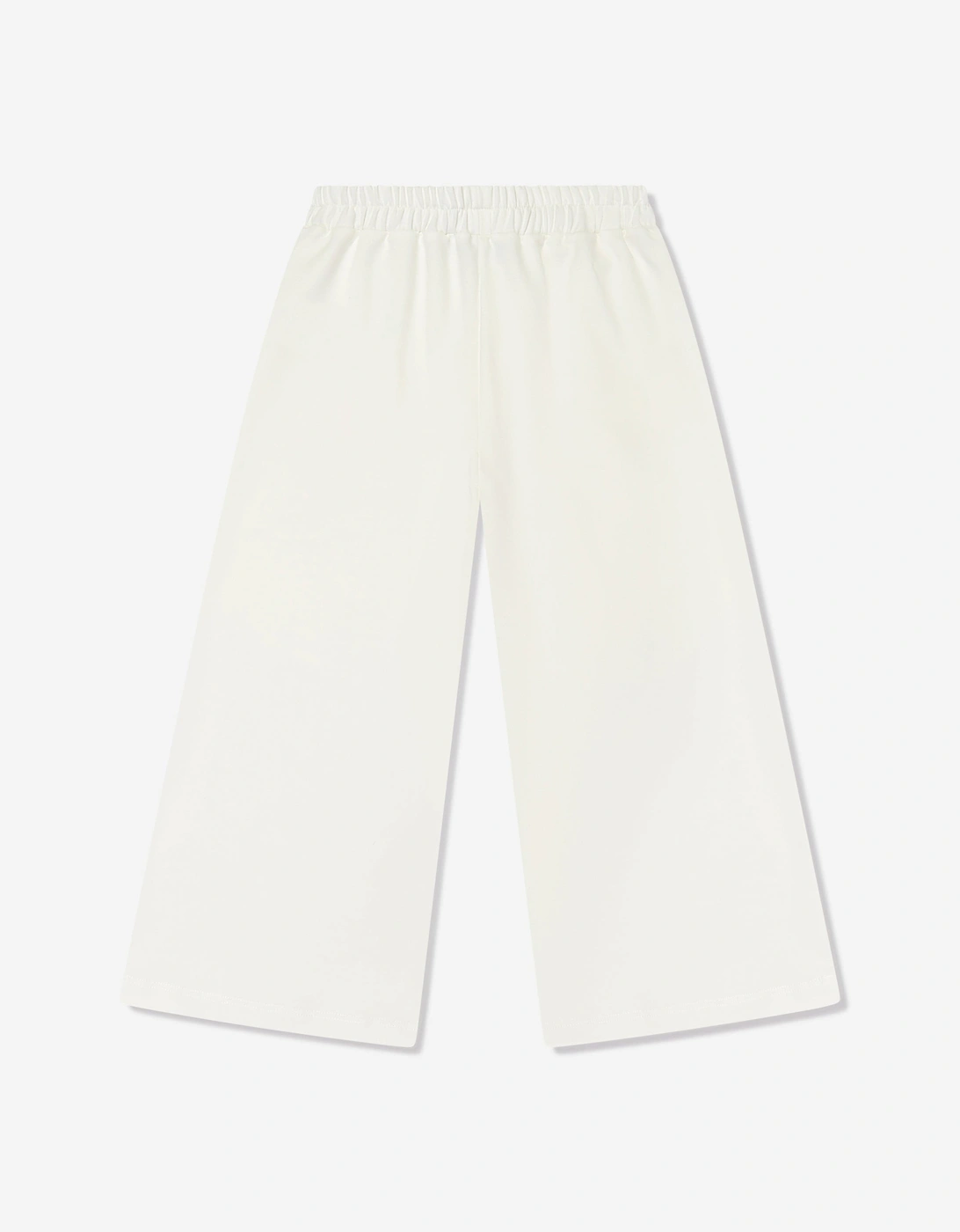 Girls Wide Leg Pants in White