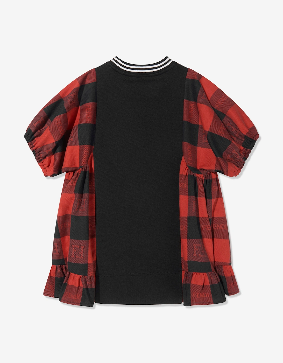 Girls Checked A-Line Dress