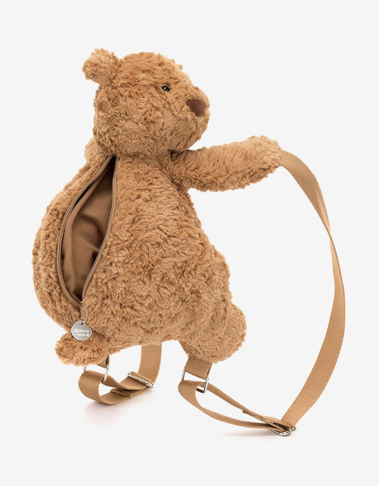 Bartholomew Bear Backpack in Beige (32cm)