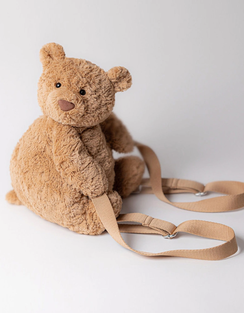 Bartholomew Bear Backpack in Beige (32cm)