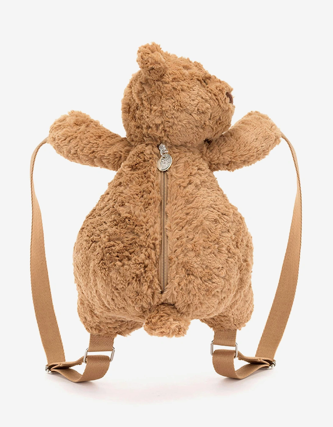 Girl's Jellycat Bartholomew Bear Backpack in Beige (32cm) - Cream - Size: ONE size,