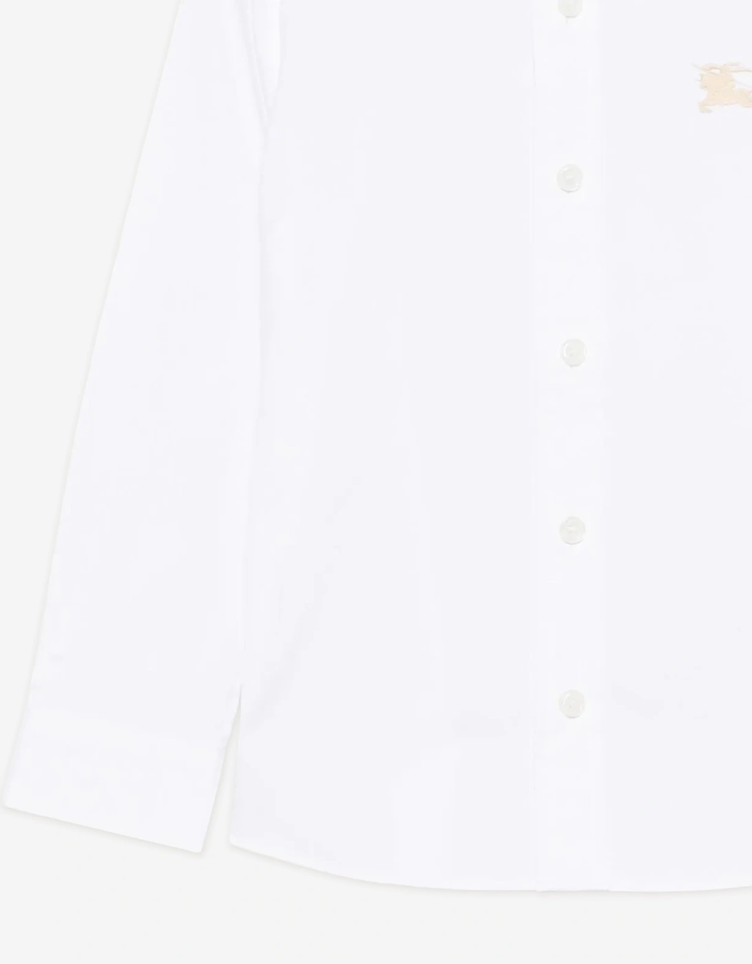 Boys Owen Long Sleeve EKD Shirt in White
