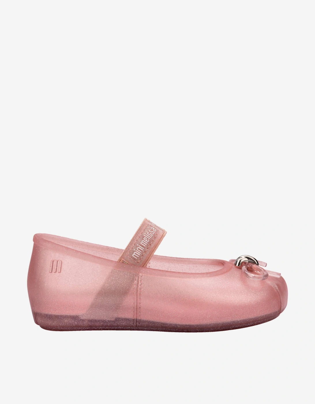 Girl's Mini Melissa Girls Sophie Ballet Flats in Pink - Size: EU 35 uk 3