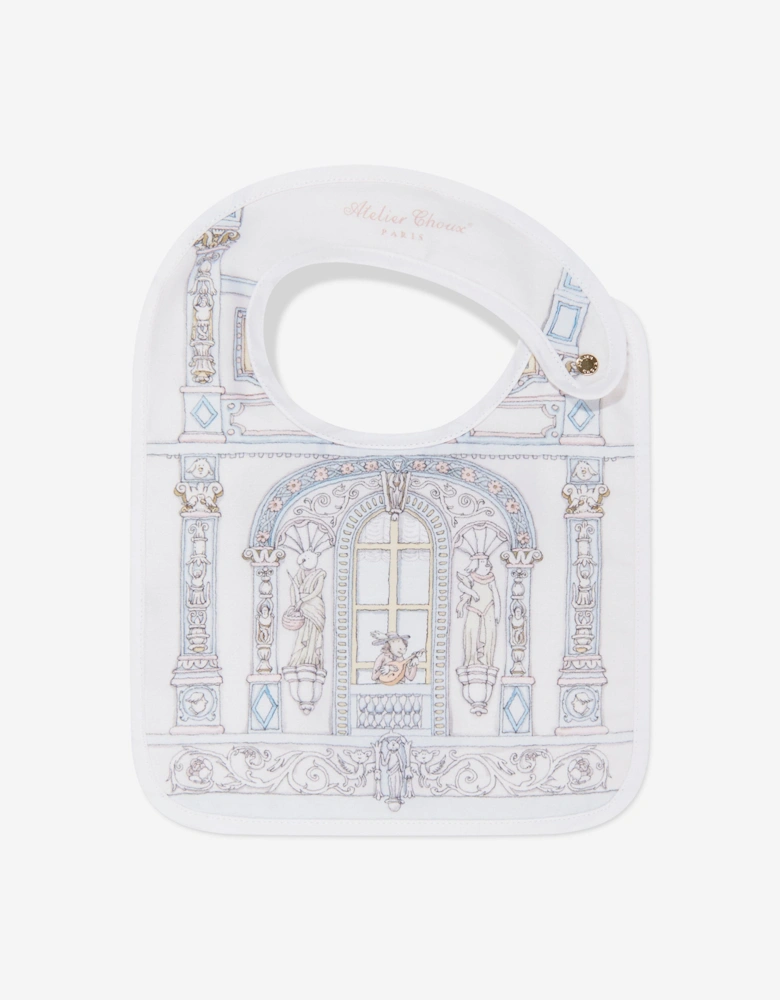 Baby Château Choux™ Carré and Satin Bibs Set in Multicolour