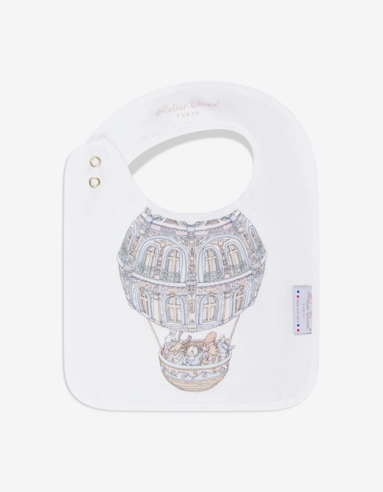 Baby Château Choux™ Carré and Satin Bibs Set in Multicolour