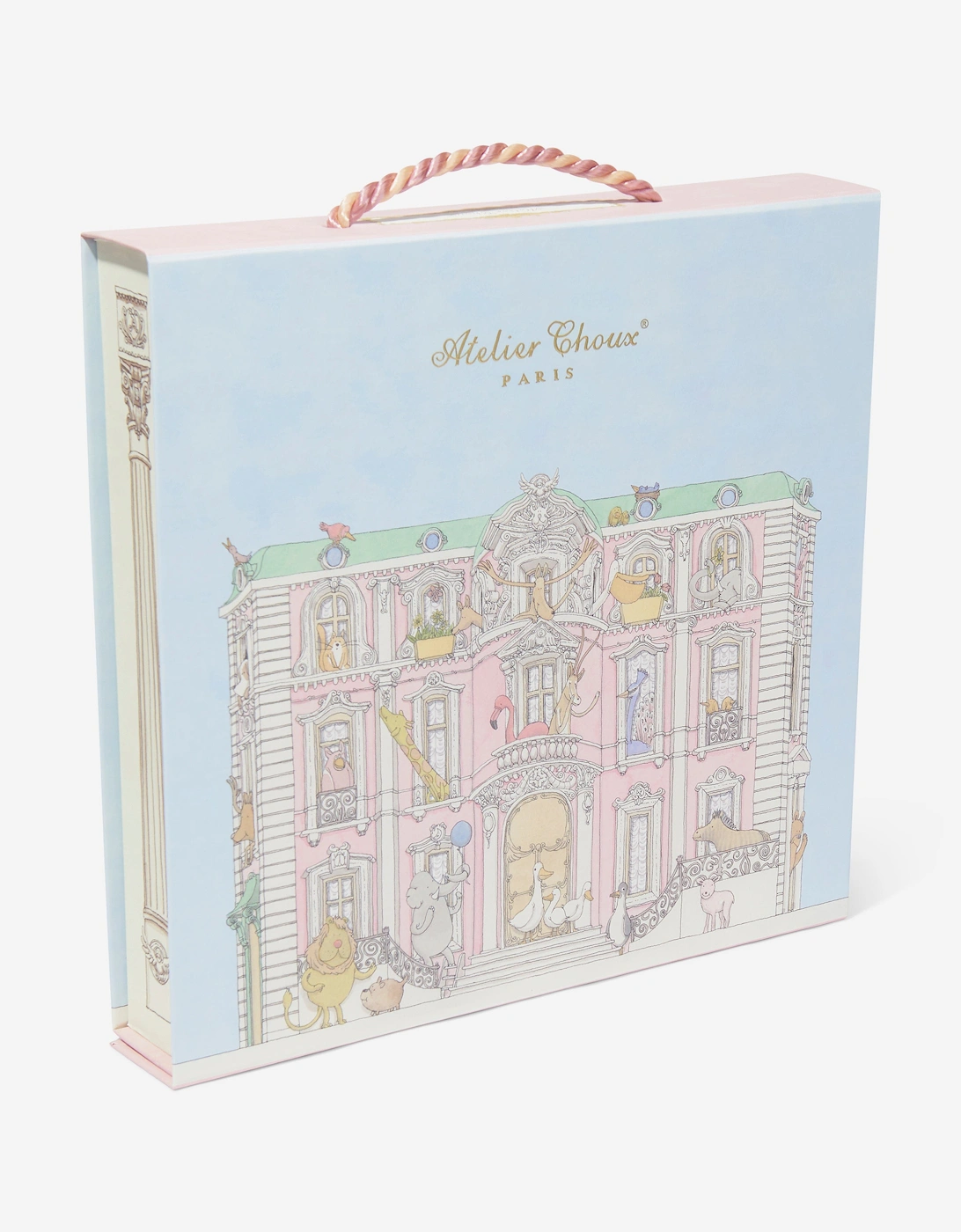 Baby Château Choux™ Carré and Satin Bibs Set in Multicolour