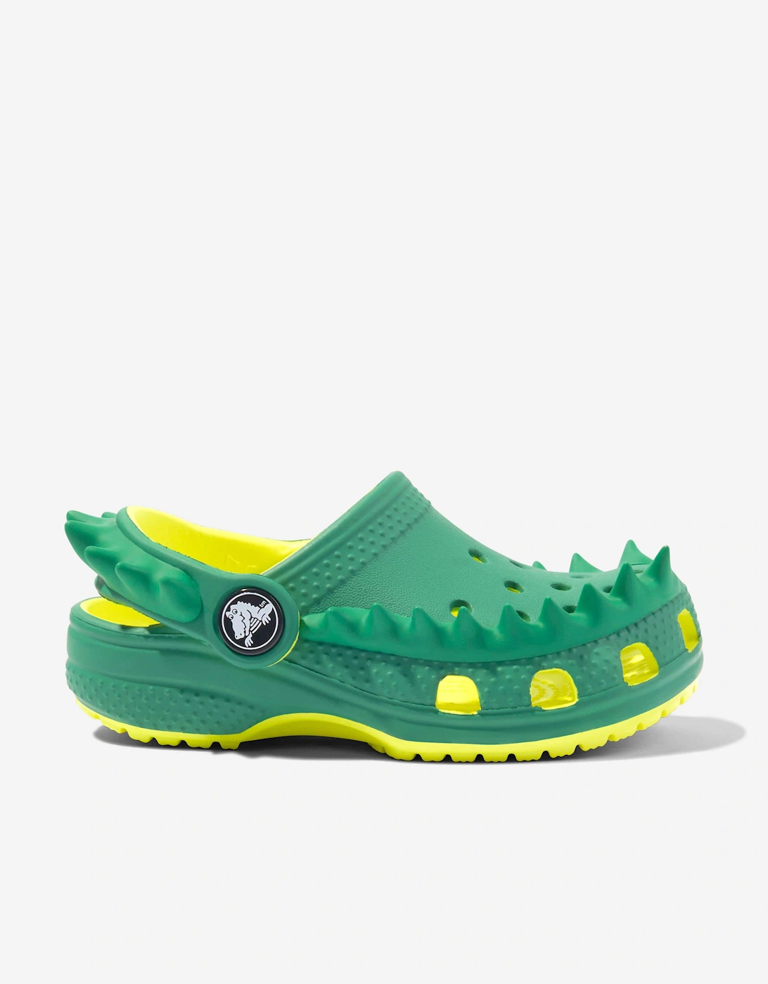 Boys Classic Spikes Clog in Green, 6 of 5