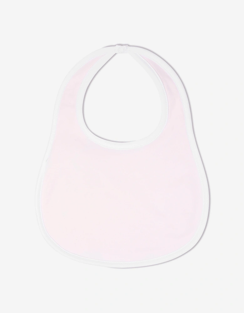 Baby Girls Pima Cotton Bib in Pink