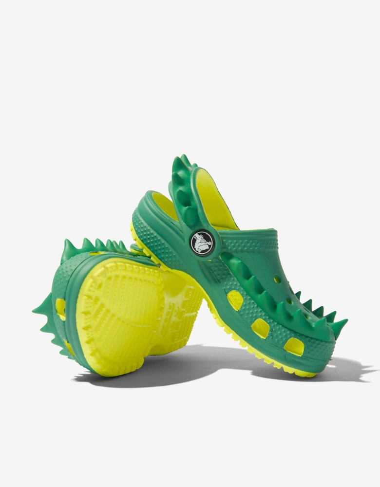 Boys Classic Spikes Clog in Green