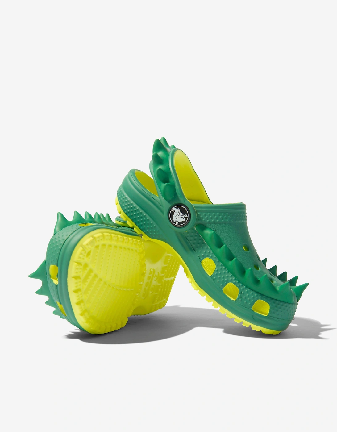 Boys Classic Spikes Clog in Green