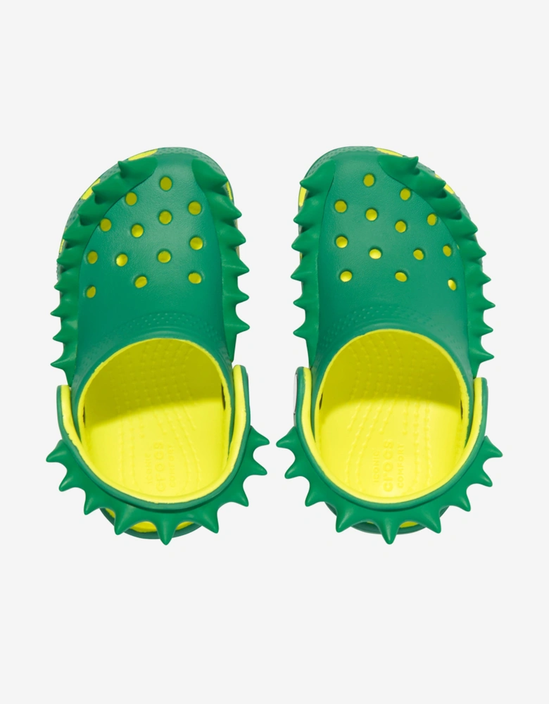 Boys Classic Spikes Clog in Green