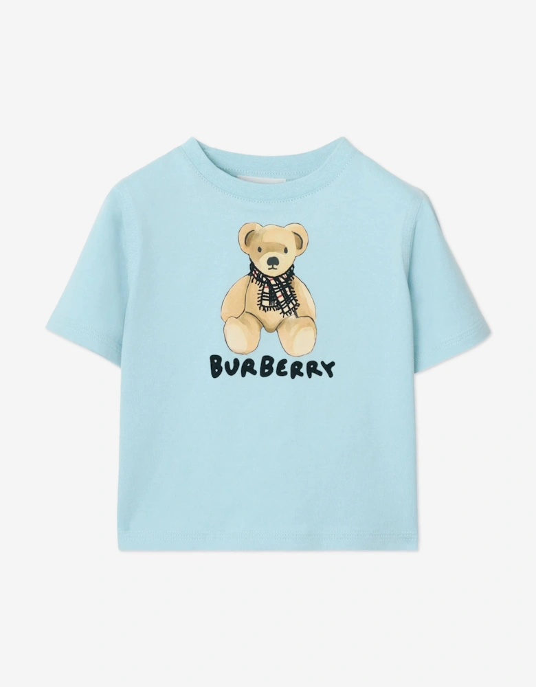 Baby Boys Teddy Bear T-Shirt in Blue