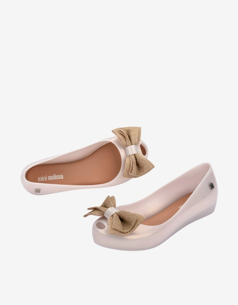 Girls Ultragirl Sweet XII Ballerinas in Ivory