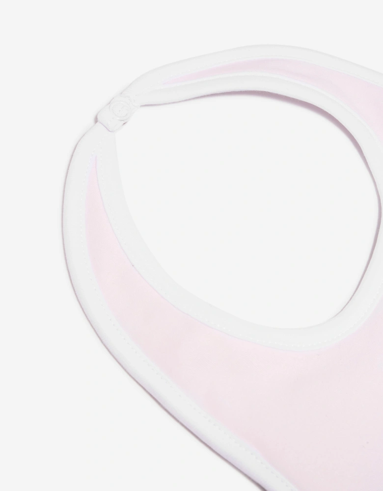 Baby Girls Pima Cotton Bib in Pink