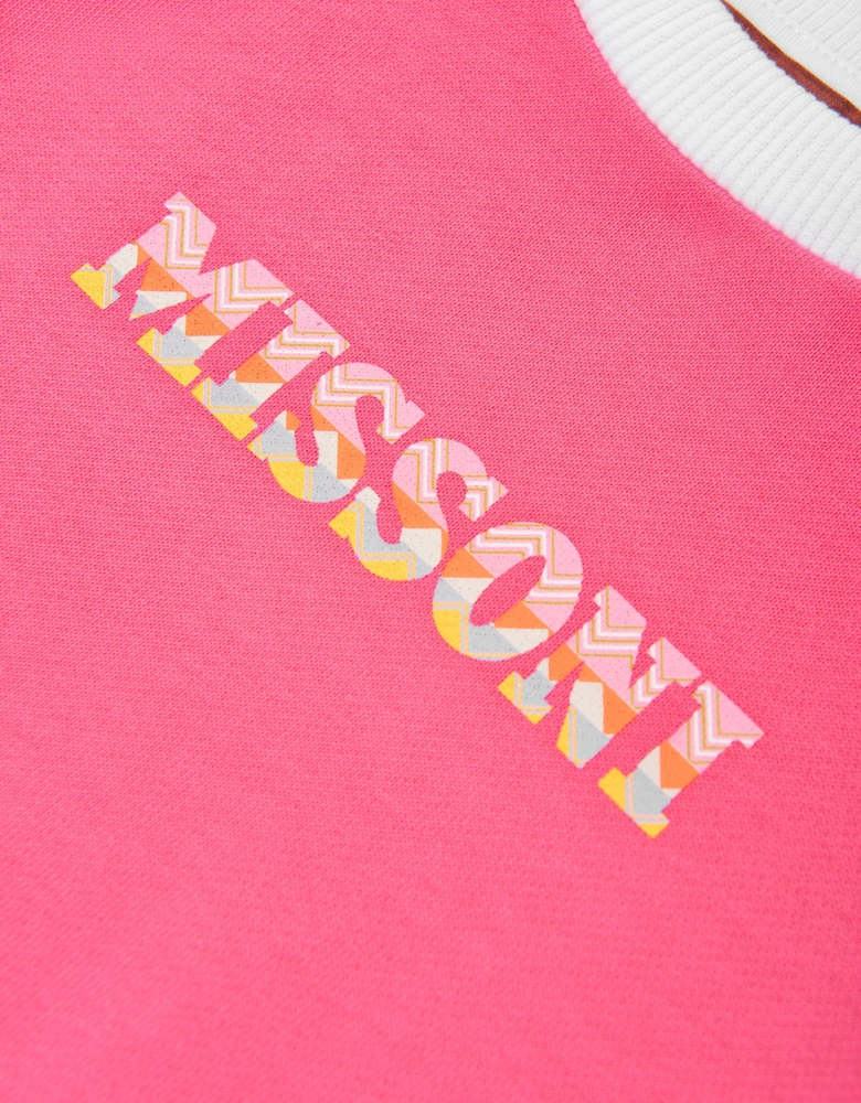 Girls Logo Sweatshirt in Pink