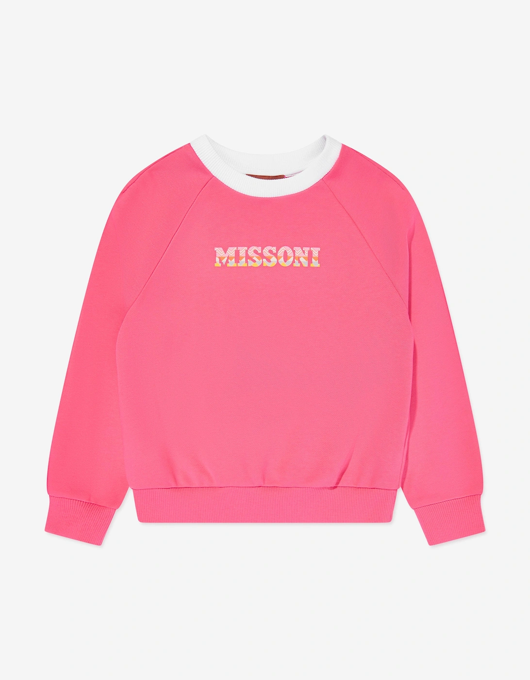 Girls Logo Sweatshirt in Pink, 5 of 4