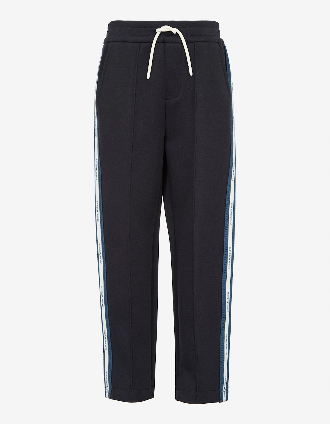 Boy's Emporio Armani Boys Logo Tape Joggers in Navy - Blue - Size: 14 years