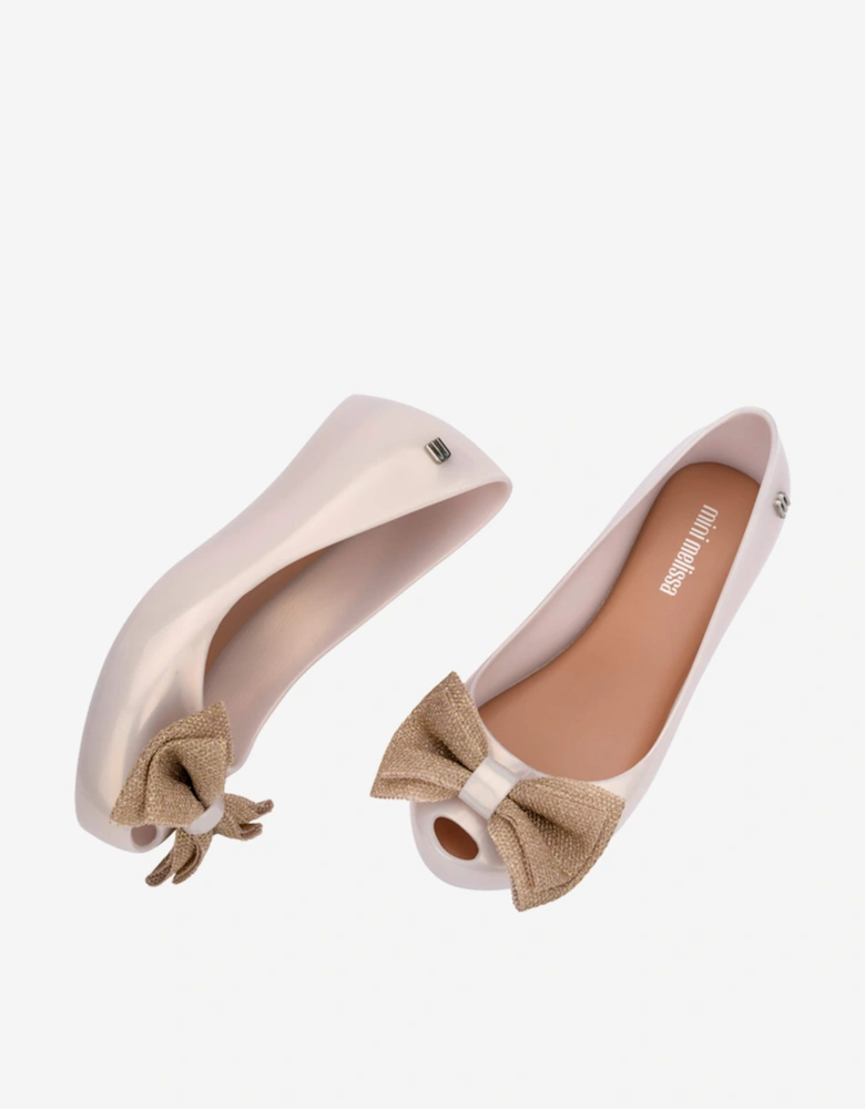Girls Ultragirl Sweet XII Ballerinas in Ivory