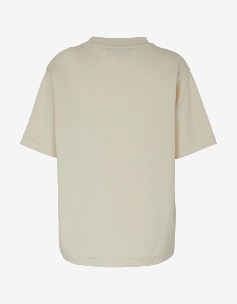 Boys Logo Pocket T-Shirt in Beige