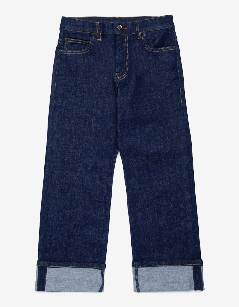 Kids Regular Fit Jeans in Blue