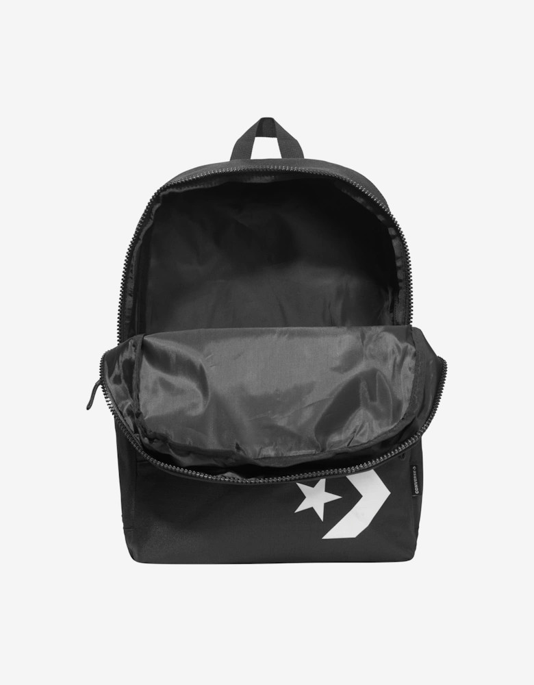 Kids Star Chevron Backpack in Black (45cm)