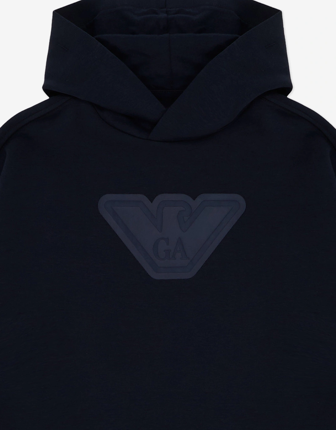 Boys Logo Hoodie in Navy