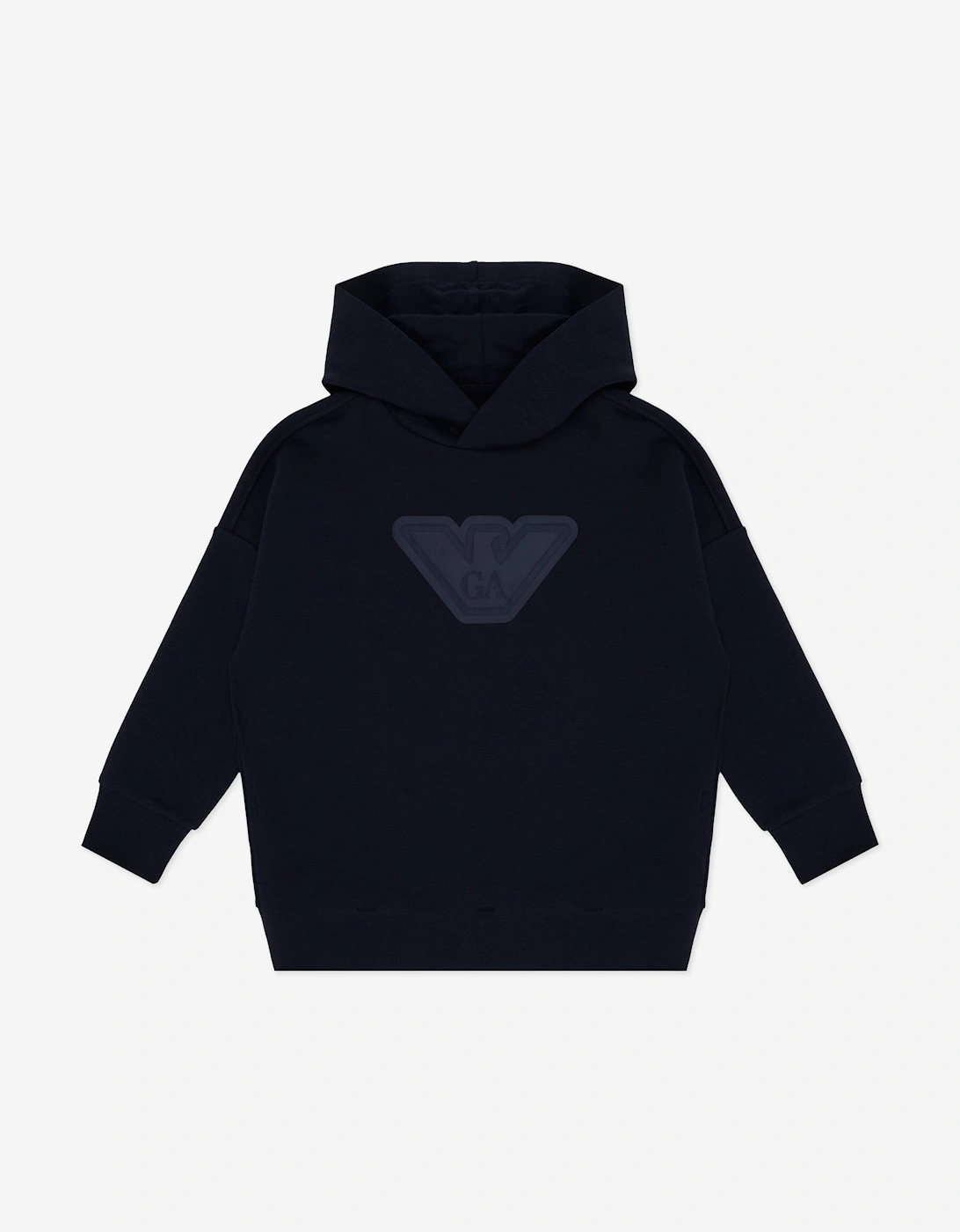 Boys Logo Hoodie in Navy, 6 of 5