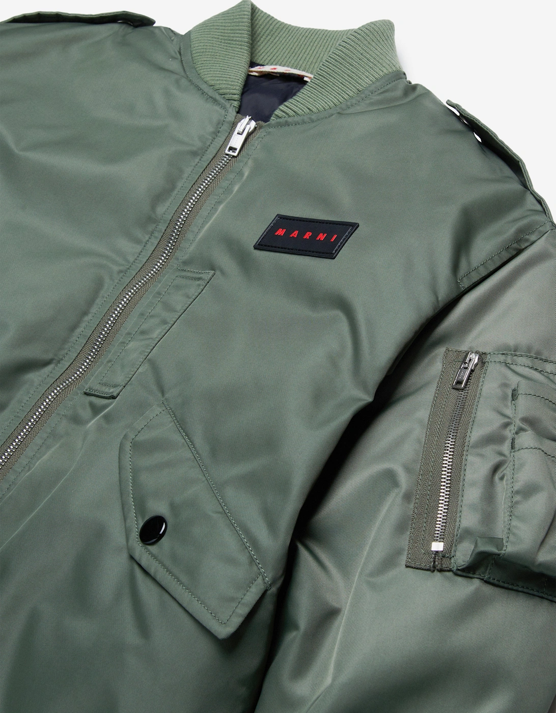 Kids Bomber Jacket in Green
