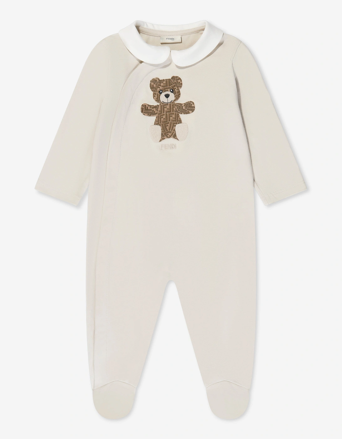 Baby Bear Babygrow And Hat Set in Beige