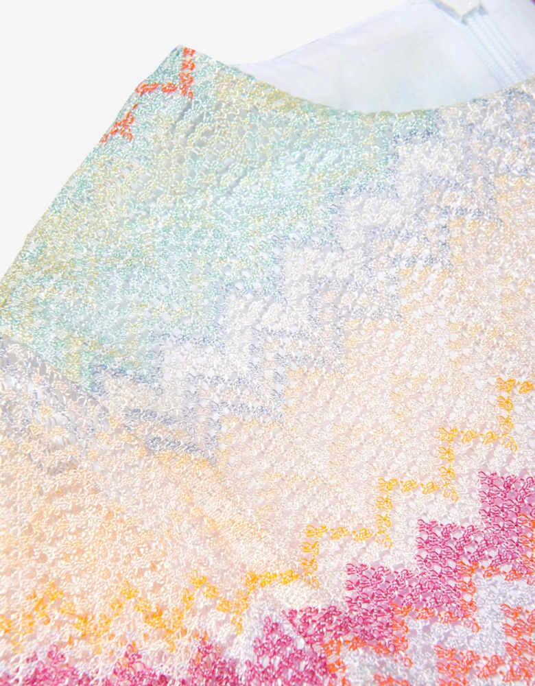 Girls Zigzag Top in Multicolour