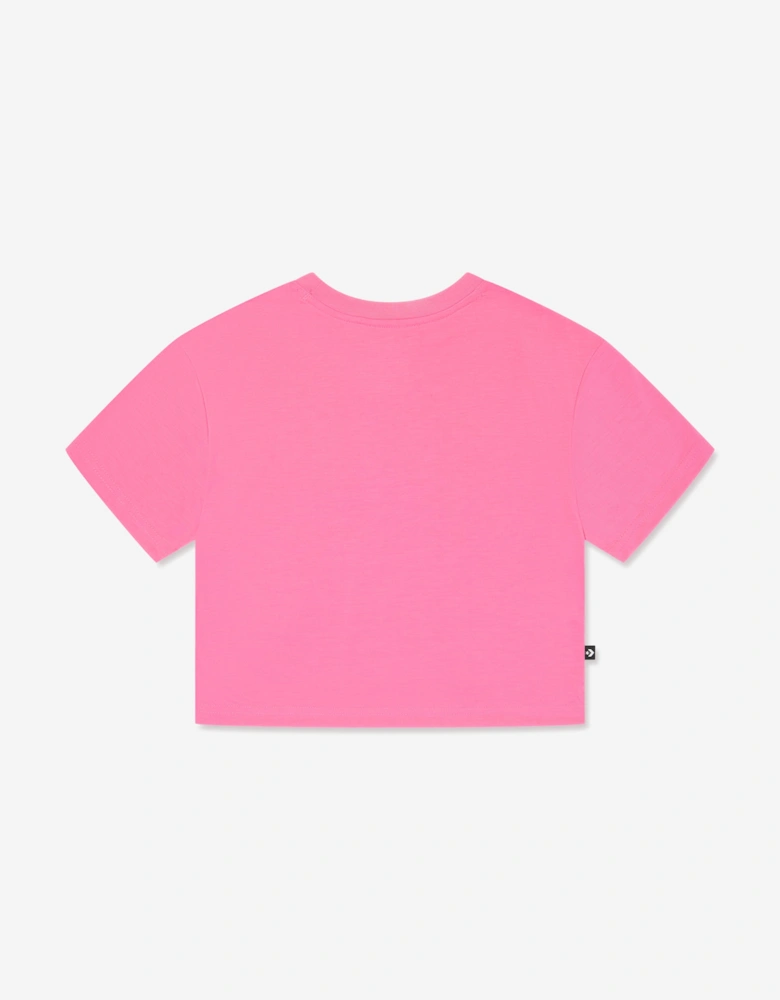 Girls Chuck Patch Boxy T-Shirt in Pink