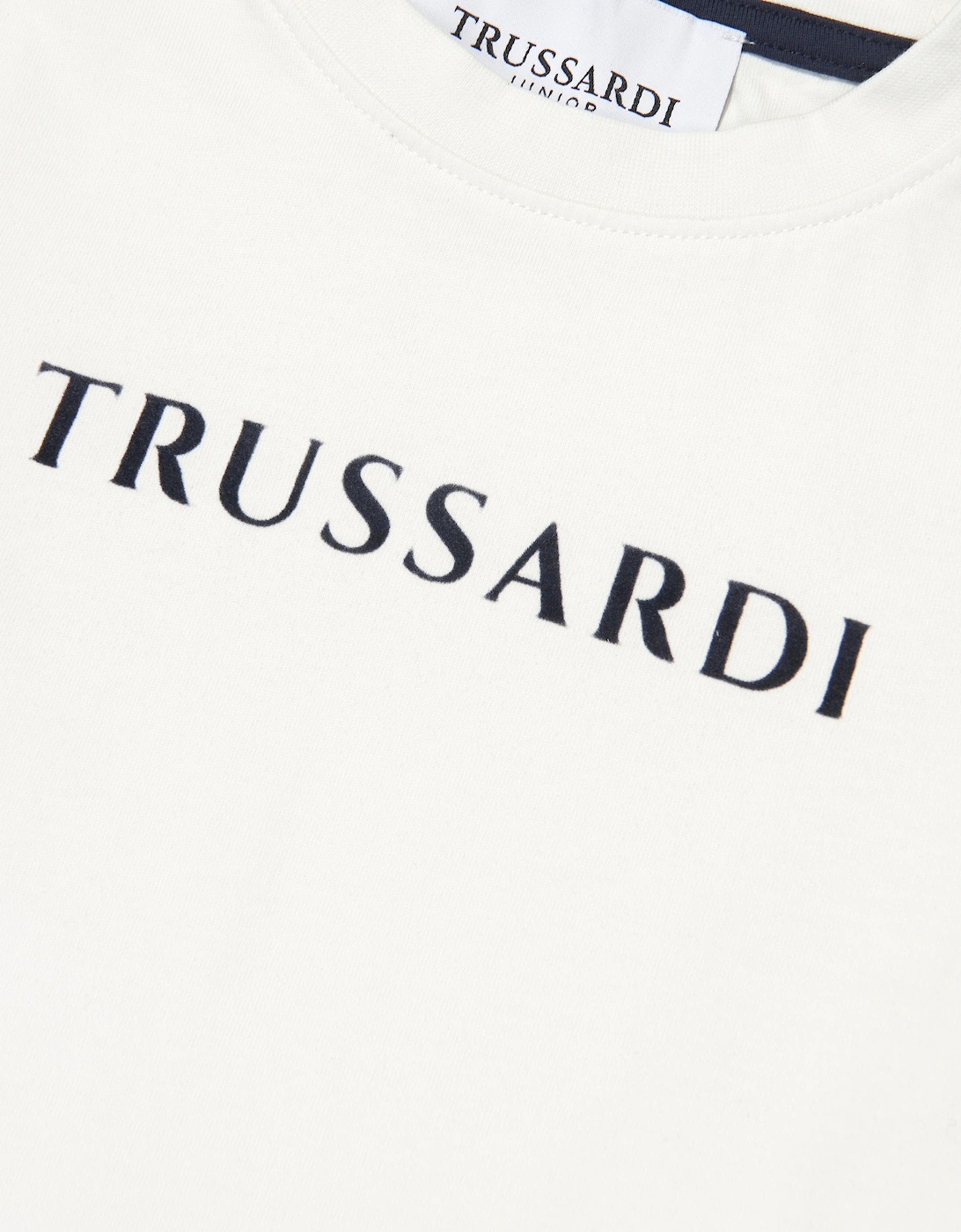 Boys Beid Long Sleeve T-Shirt in Ivory