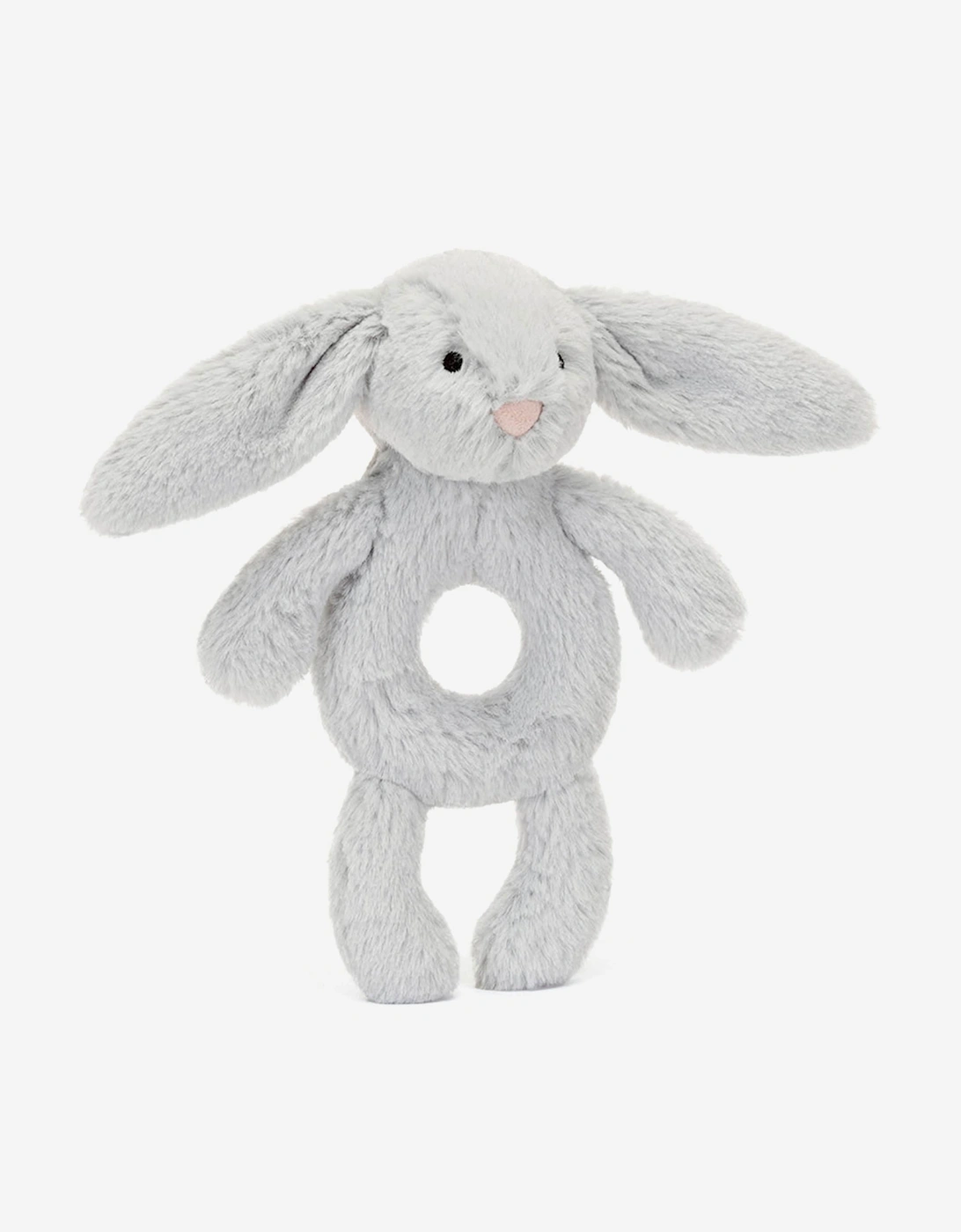 Bashful Silver Bunny Ring Rattle in Silver (18cm), 5 of 4