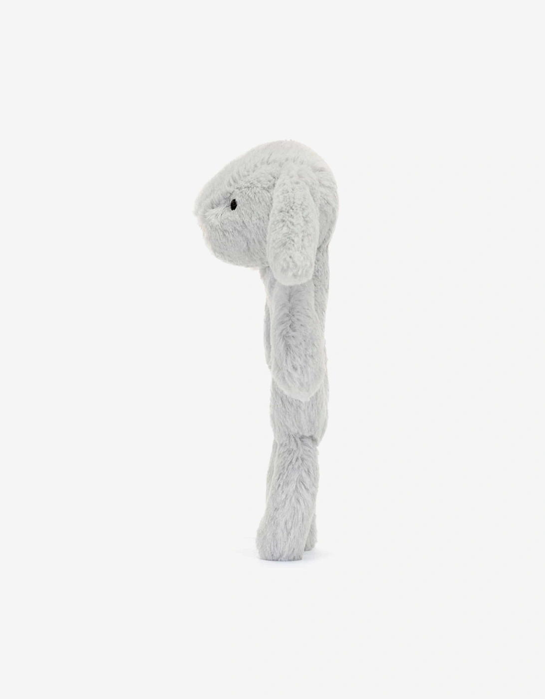 Bashful Silver Bunny Ring Rattle in Silver (18cm)