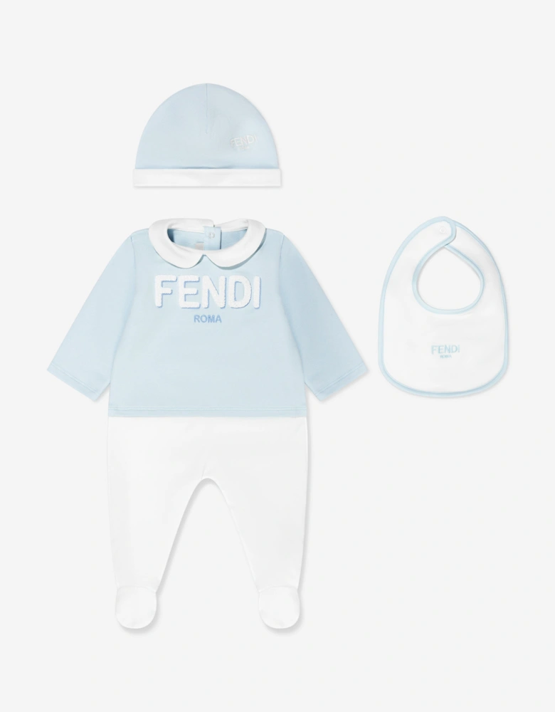 Baby Boys Babygrow Gift Set in Blue