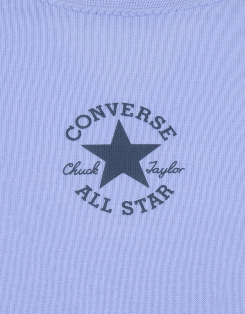 Girls Chuck Patch Boxy T-Shirt in Blue