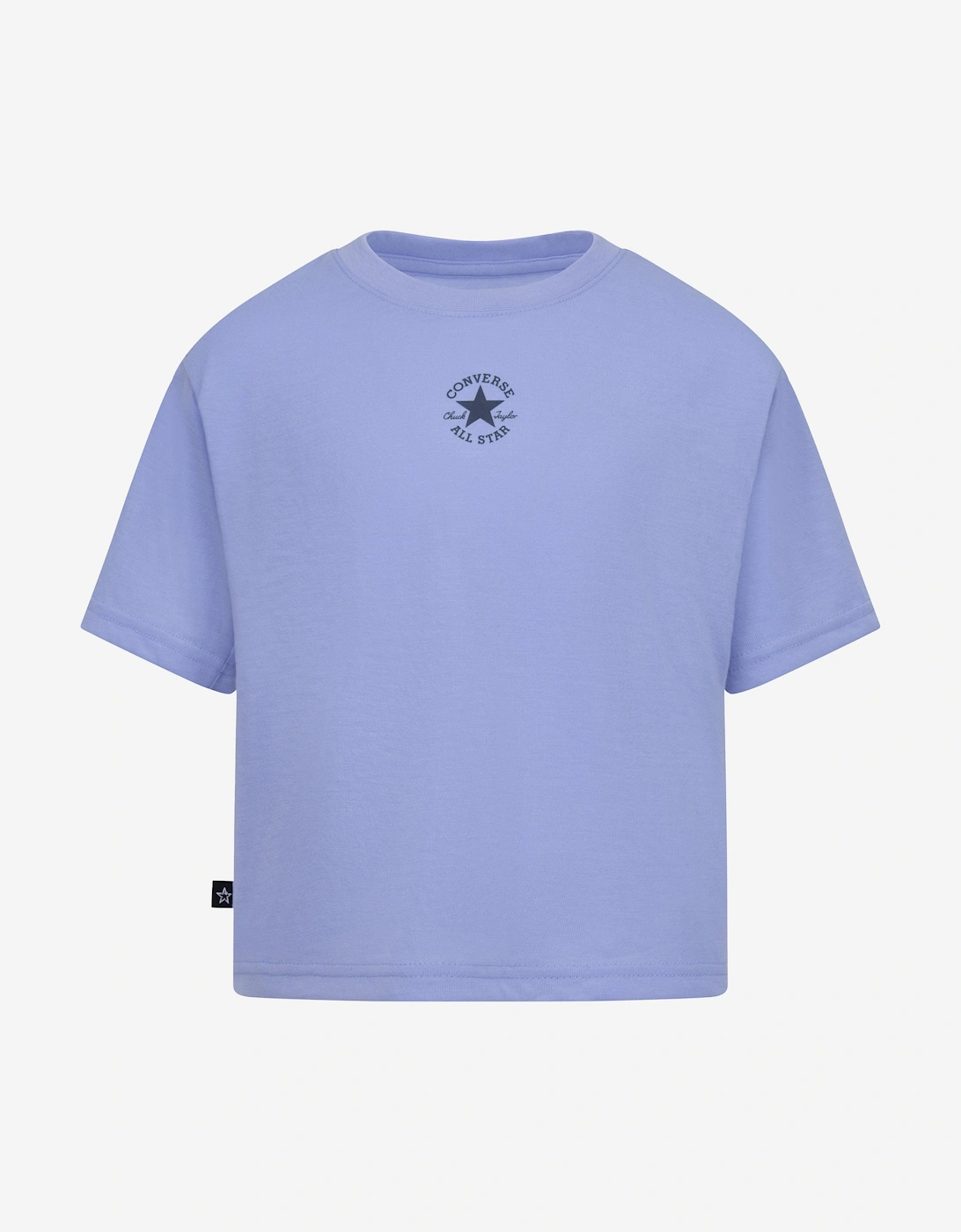 Girls Chuck Patch Boxy T-Shirt in Blue, 5 of 4
