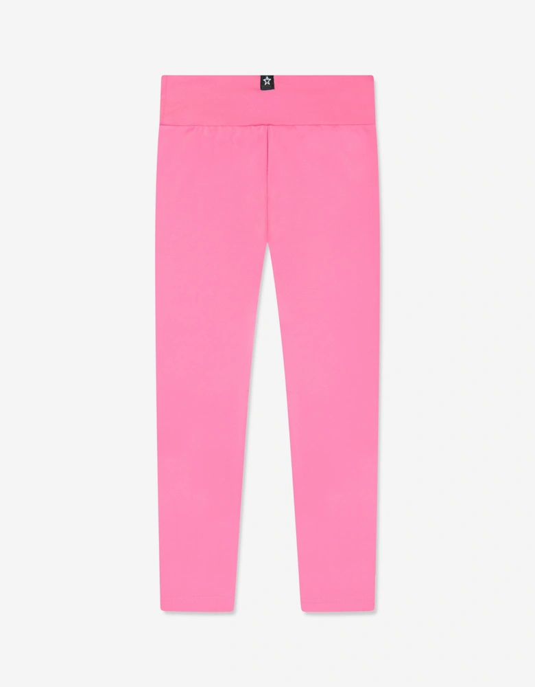 Girls Chuck Patch High Rise Leggings in Pink