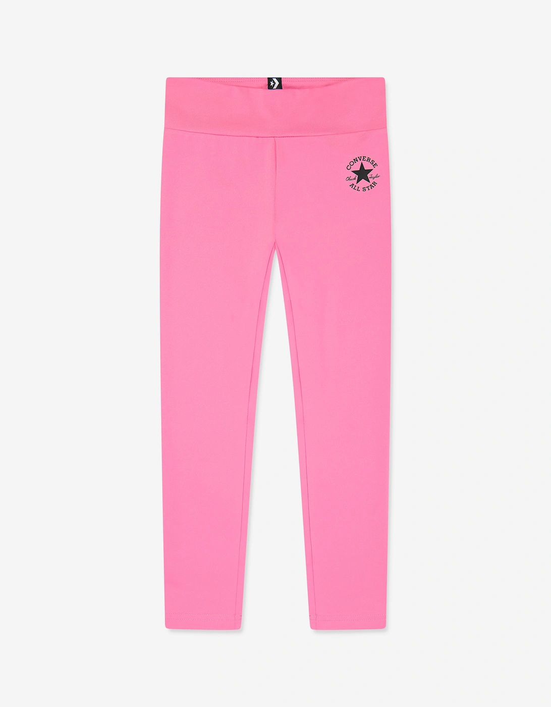 Girls Chuck Patch High Rise Leggings in Pink, 5 of 4