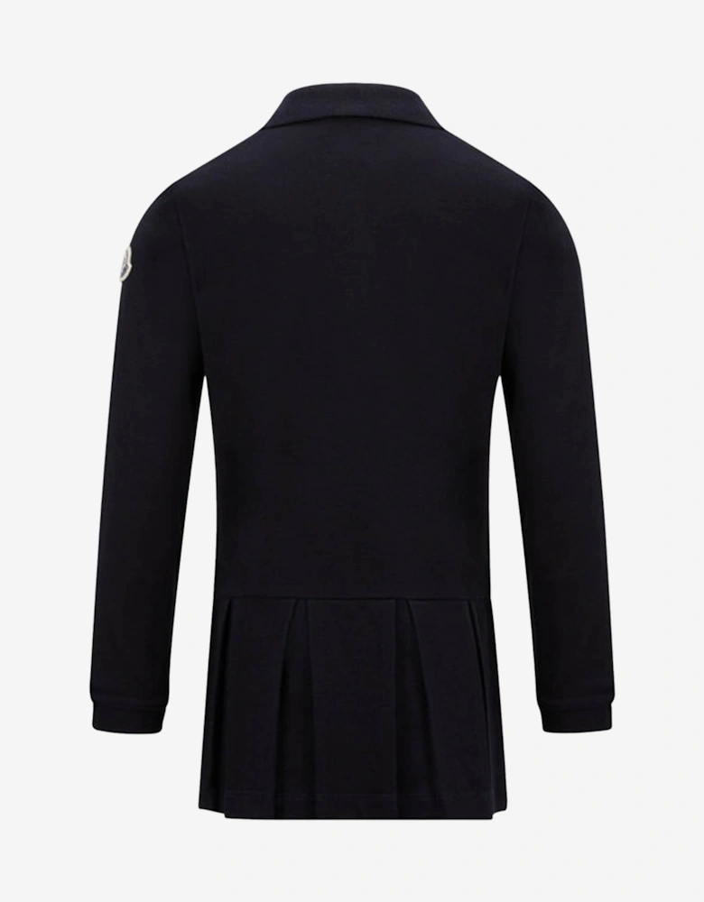 Enfant Girls Polo Dress in Navy