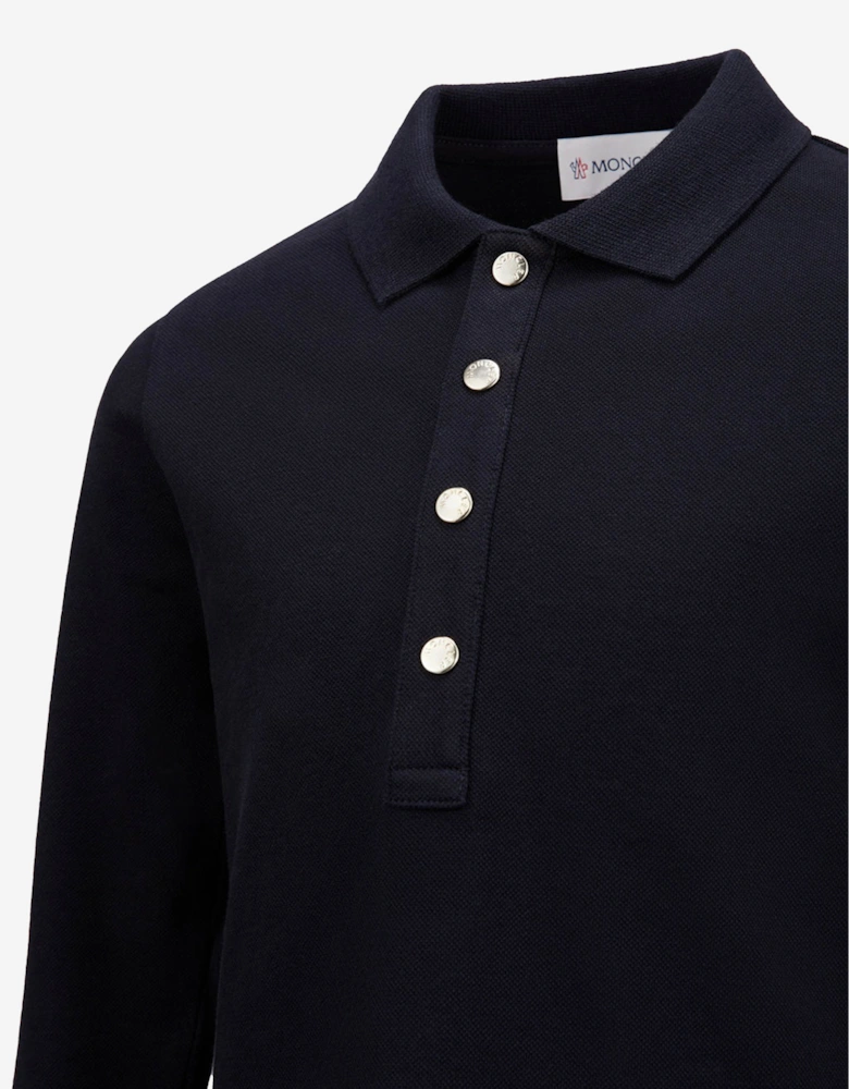 Enfant Girls Polo Dress in Navy